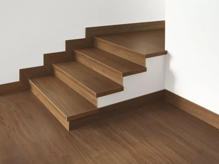 Slip-Resistant Wood-Look Tiles for Secure Staircases